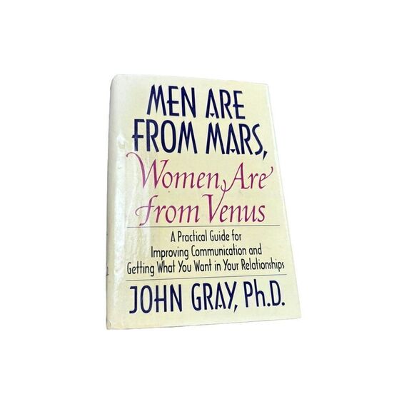 Men Are From Mars Women Are From Venus By John Gray Ph.D. Hardcover Book - Picture 1 of 6